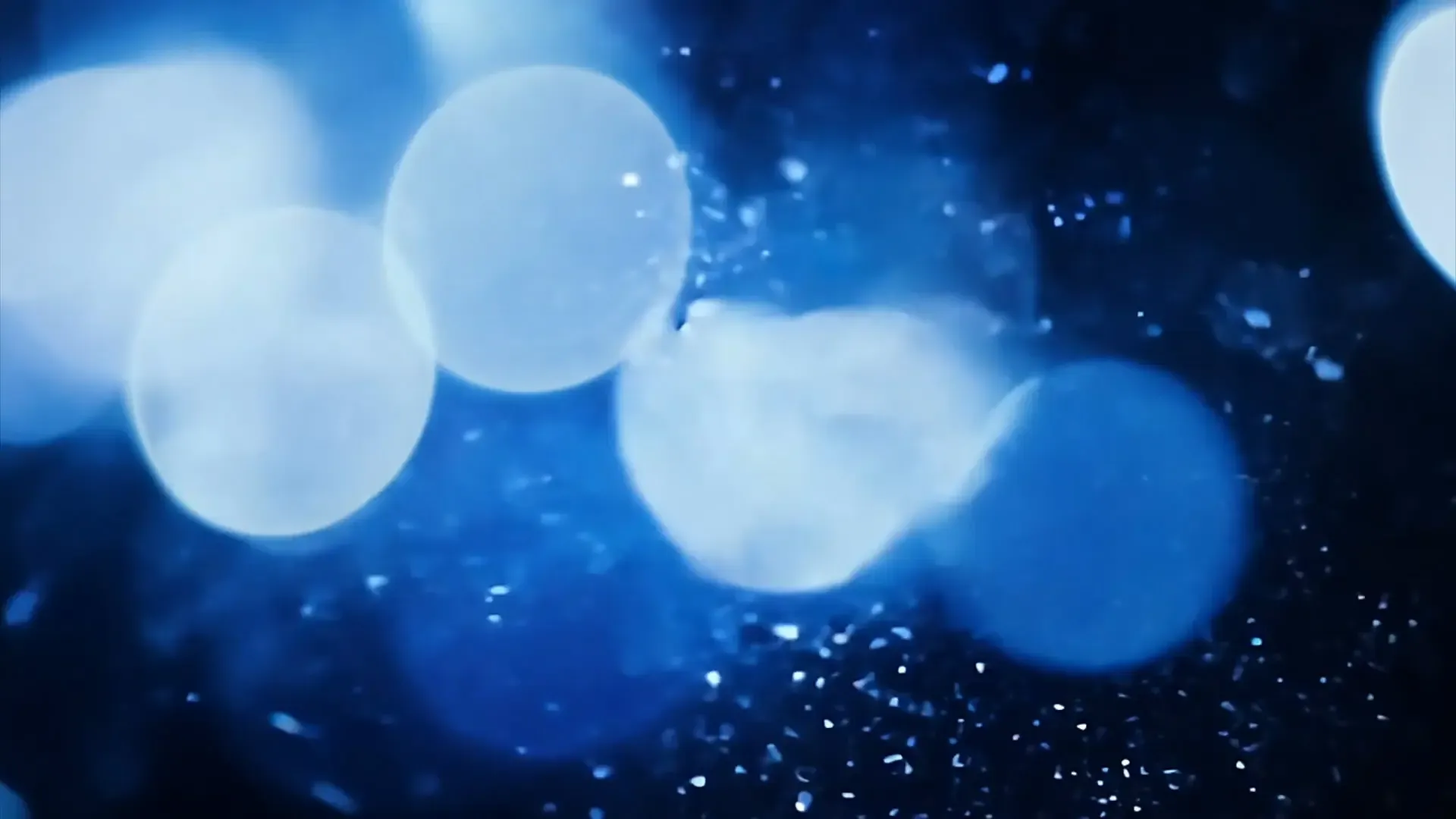 Tranquil Blue Bokeh Soft Overlay for Cinematic Video Content